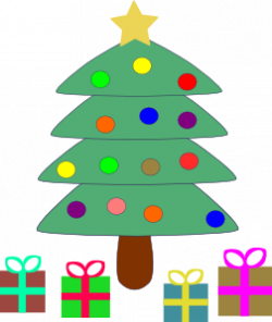 Christmas Tree Gifts Clip Art at Clker.com - vector clip art online ...