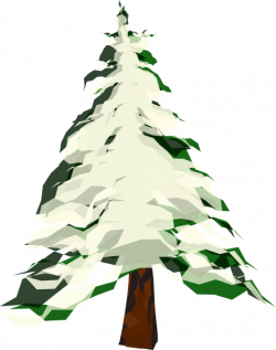 Tree With Snow Clip Art at Clker.com - vector clip art online ...