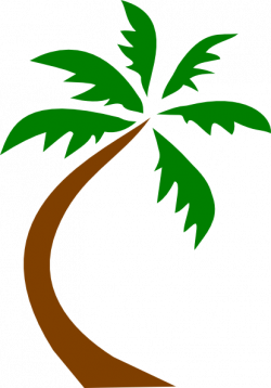 Palm Tree Curved Clip Art svg | Clipart Panda - Free Clipart Images