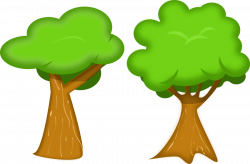 Soft trees SVG Vector file, vector clip art svg file - Clip Art Library