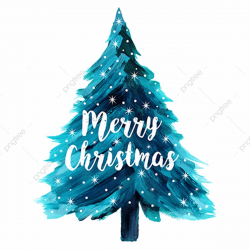 Watercolor Abstract Christmas Tree, Watercolor, Color ...