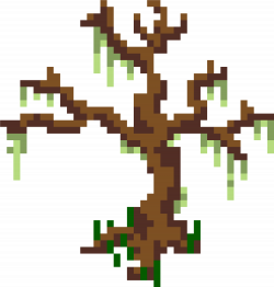 Download A Dead Tree - Dead Tree Pixel Art PNG Image with No ...