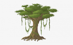 Jungle Tree By Benthedwarf - Jungle Tree Pixel Art - Free ...