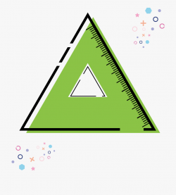Cartoon Colored Hand Drawn Vector Png And Image - Triangle ...