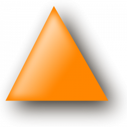 Free Clipart: Orange triangle | nlyl