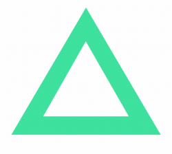 Triangular Clipart Shape Circle - Green Triangle Transparent ...
