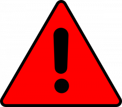 Clip art warning triangle - Clip Art Library