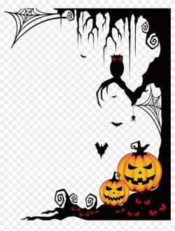 halloween #spooky #frame #border #ftestickers - Transparent ...