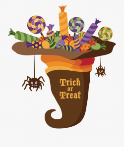 England Clipart Candy - Halloween Trick Or Treat Clipart ...