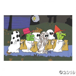 Peanuts® Backdrop Banner Halloween Decoration