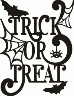 A2 trick or treat | Halloween vinyl, Halloween silhouettes ...