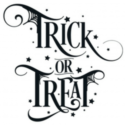 Trick Or Treat Clipart Black And White | Free download best ...