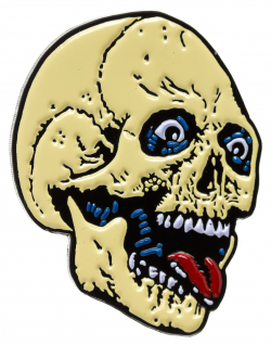 TRICK OR TREAT STUDIOS RETURN OF THE LIVING DEAD PARTY TIME SKELETON ENAMEL  PIN