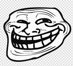 Troll face, Left Troll Face transparent background PNG ...