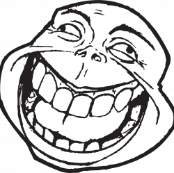 Big Open Mouth Troll Face transparent PNG - StickPNG