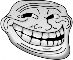 Filled Troll Face transparent PNG - StickPNG