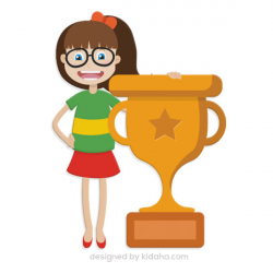 Free girl & trophy clip arts,Free education clip arts for ...