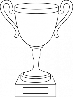 trophy coloring pages | Trophy Coloring Page | Trophy craft ...
