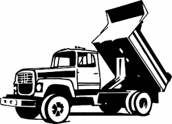 Truck black and white pickup truck clipart black and white ...