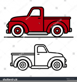 Cartoon Pick Up Truck Clipart | Free Images at Clker.com ...