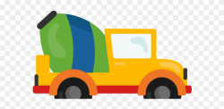Cute Cement Truck Clipart - Png Download (#877713) - PinClipart