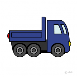 Free Cute Dump Truck Clipart Image｜Illustoon