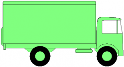Green delivery truck clipart free clipart images - Clipartix