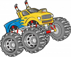 Monster truck vector illustration stock kid\'room clip art ...
