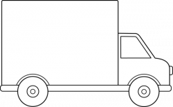 Truck outline clipart - Clip Art Library