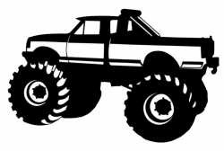 Car Pickup truck Monster truck Silhouette Clip art - Truck ...