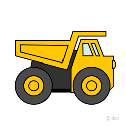 Free Simple Off-Road Dump Truck Clipart Image｜Illustoon