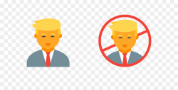 Donald Trump clipart - Yellow, Cartoon, Smile, transparent ...