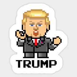 Donald Trump Pixel Character