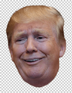 Trump Funny Face, smiling President Donald Trump PNG clipart ...