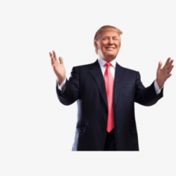 Presidents Clipart Intelligent Person - Full Body Donald ...