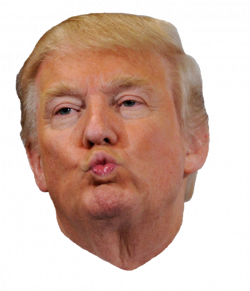 Donald Trump Head Kiss Png