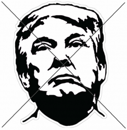 Donald trump clipart black and white » Clipart Station