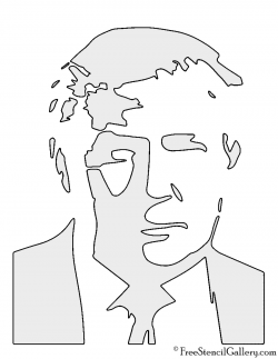 Donald Trump Stencil | Free Stencil Gallery