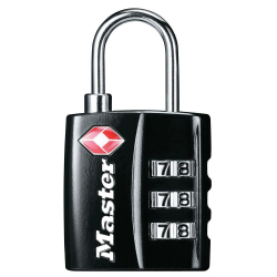 Master Lock 4680D 1-3/16 in. Set Your Own Combination TSA Accepted Luggage  Lock 3/4 in. Shackle