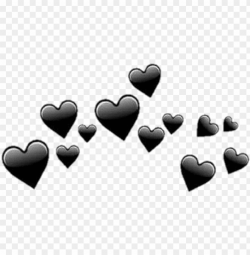 black hearts tumblr PNG image with transparent background ...