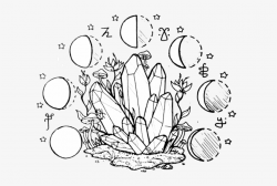 28 Collection Of Crystal Cluster Drawing Tumblr ...
