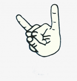 Rock Hands Tumblr Grunge Sticker Freetoedit Freetoedit ...