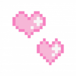 Pixel art Image GIF Cuteness - pastel pink heart tumblr png ...