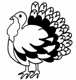 Turkey black and white thanksgiving clip art black and white ...