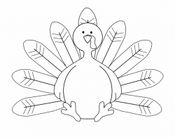 Background Courtesy Of - Cute Turkey Clipart Black And White ...