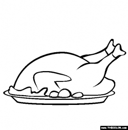 Turkey black and white cooked turkey clipart black and white ...