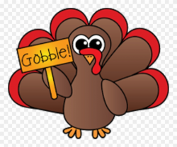 Gobble Up Donations Wanted - Draw A Cute Turkey Clipart (#67457 ...