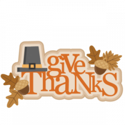 Give Thanks SVG cutting file thanksgiving svg cuts cute clip art ...