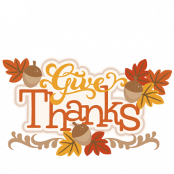 Give Thanks SVG cutting file thanksgiving svg cuts cute clip art ...
