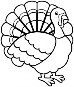 Turkey Clipart Black And White - Clipart Junction
